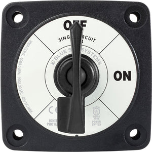 Blue Sea 6004200 Single Circuit ON-OFF w/Locking Key - Black OutdoorUp