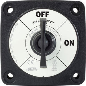 Blue Sea 6005200 Battery Switch Single Circuit ON-OFF - Black OutdoorUp