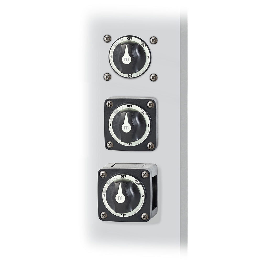 Blue Sea 6007200 Battery Switch Mini - 4 Position - Black OutdoorUp