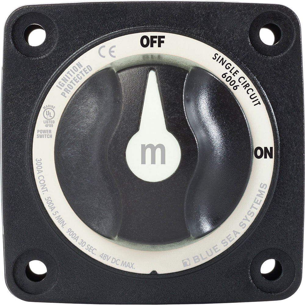 Blue Sea 6007200 Battery Switch Mini - 4 Position - Black OutdoorUp