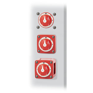 Blue Sea 6008 M-Series Battery Switch 3 Position - Red OutdoorUp