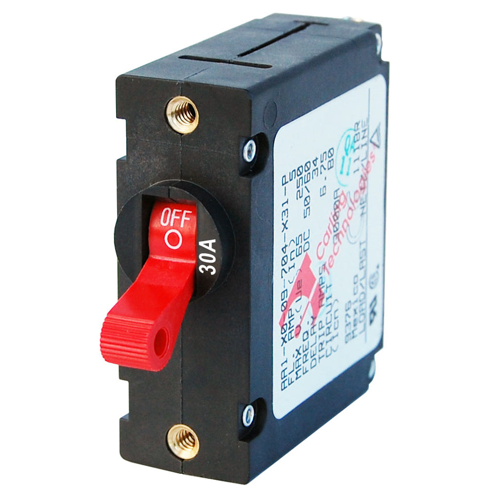 Blue Sea 7221 AC / DC Single Pole Magnetic World Circuit Breaker  -  30 Amp OutdoorUp