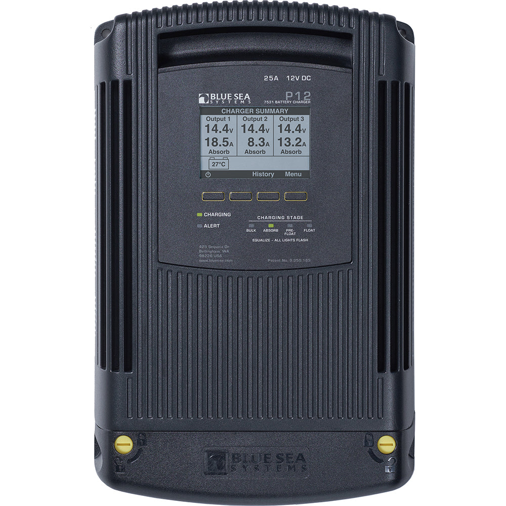Blue Sea 7531 P12 Battery Charger - 12V DC 25A OutdoorUp