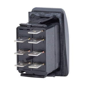 Blue Sea 7939 Contura II Switch DPDT Black - ON-ON OutdoorUp