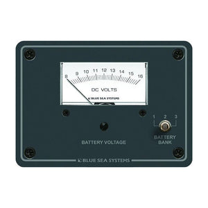 Blue Sea 8015 DC Analog Voltmeter w/Panel OutdoorUp