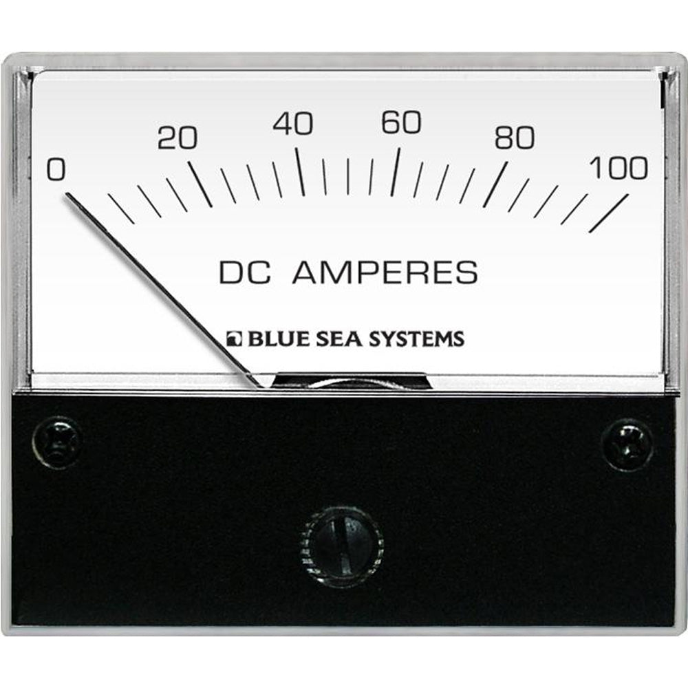 Blue Sea 8017 DC Analog Ammeter - 2-3/4" Face, 0-100 Amperes DC OutdoorUp