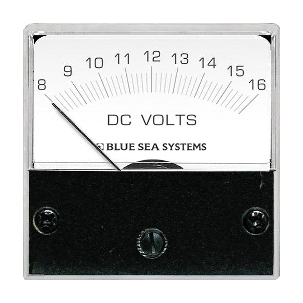 Blue Sea 8028 DC Analog Micro Voltmeter - 2" Face, 8-16 Volts DC OutdoorUp