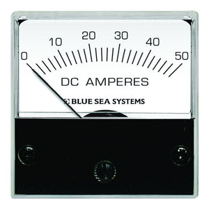 Blue Sea 8041 DC Analog Micro Ammeter - 2" Face, 0-50 Amperes DC OutdoorUp