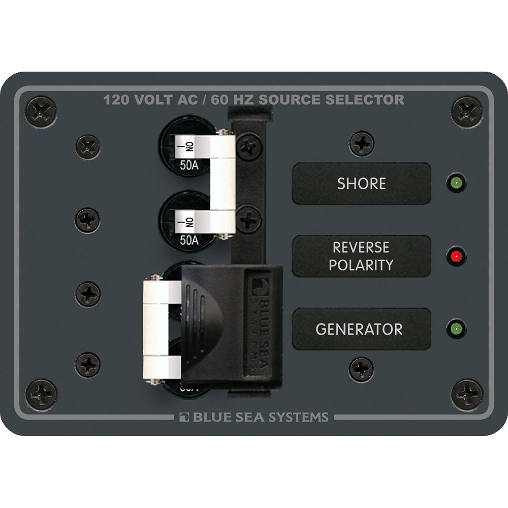 Blue Sea 8061 AC Toggle Source Selector 120V AC - 50AMP OutdoorUp