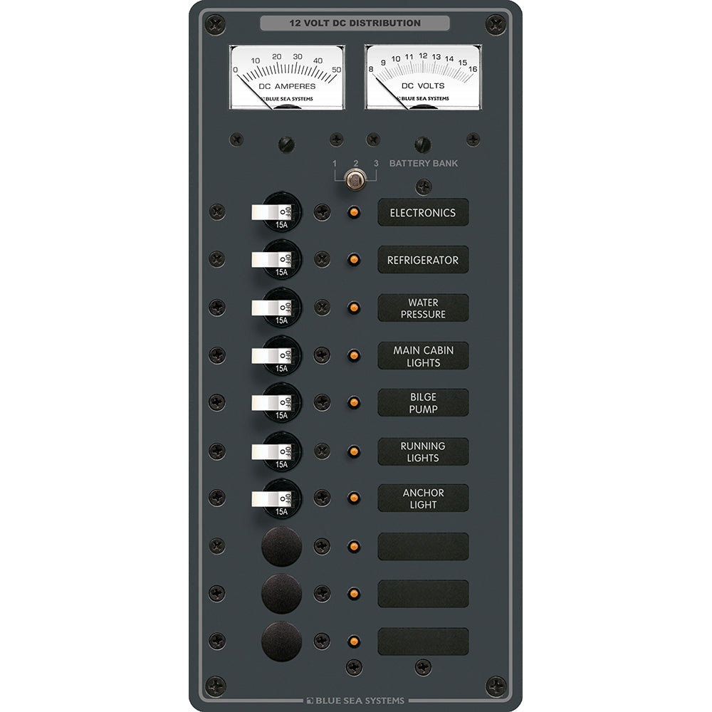 Blue Sea 8082 DC 10 Position Toggle Branch Circuit Breaker Panel OutdoorUp