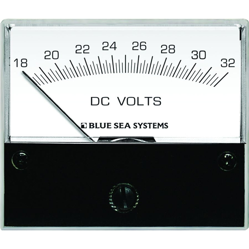 Blue Sea 8240 DC Analog Voltmeter - 2-3/4" Face, 18-32 Volts DC OutdoorUp