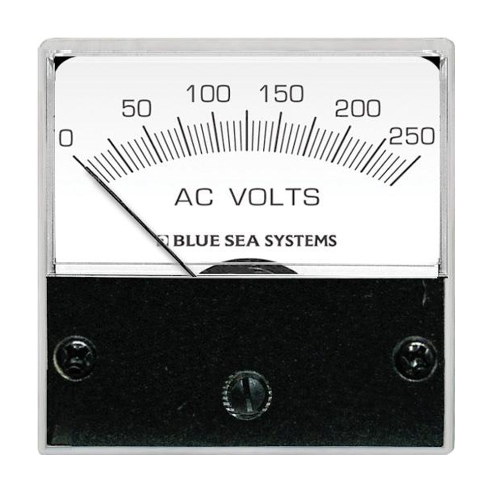 Blue Sea 8245 AC Analog Micro Voltmeter - 2" Face, 0-250 Volts AC OutdoorUp