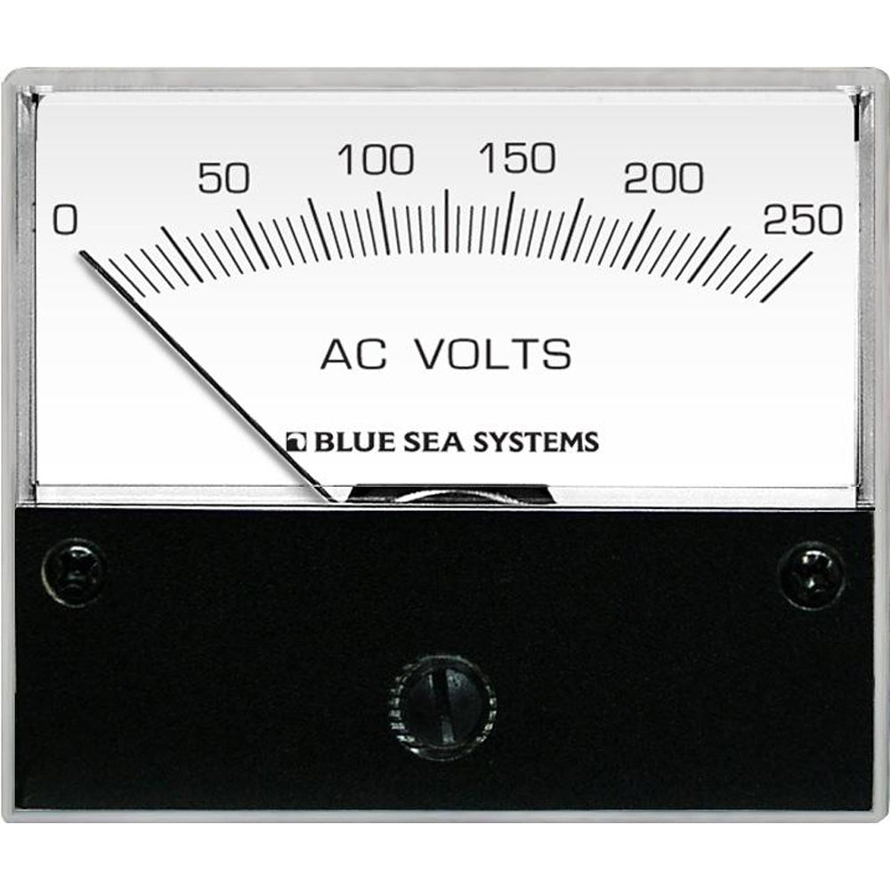 Blue Sea 9354 AC Analog Voltmeter 0-250 Volts AC OutdoorUp