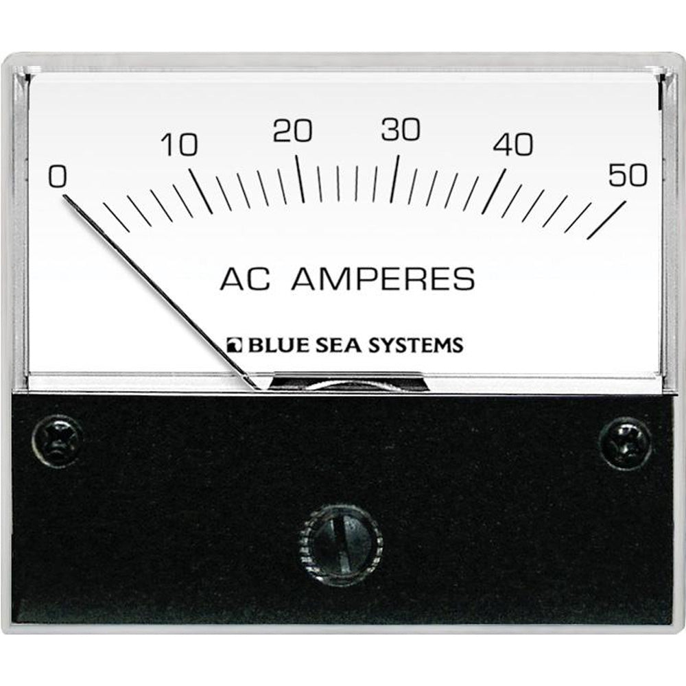 Blue Sea 9630 AC Analog Ammeter  0-50 Amperes AC OutdoorUp