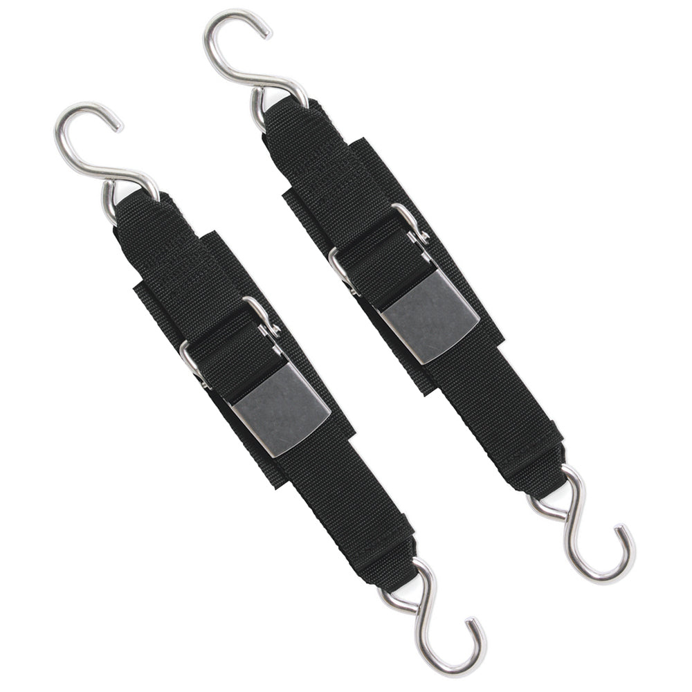 BoatBuckle Stainless Steel Kwik-Lok Transom Tie-Downs OutdoorUp