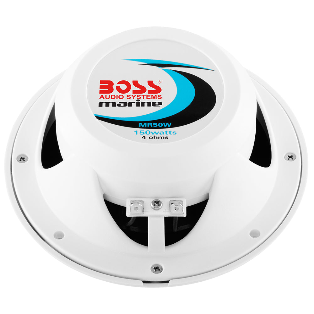 Boss Audio 5.25" MR50W Speakers - White - 150W OutdoorUp