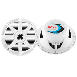 Boss Audio 5.25" MR52W Speaker - White - 150W OutdoorUp