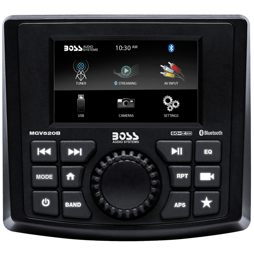 Boss Audio MGV520B Marine Stereo w/AM/FM/BT/USB/Rear Camera OutdoorUp