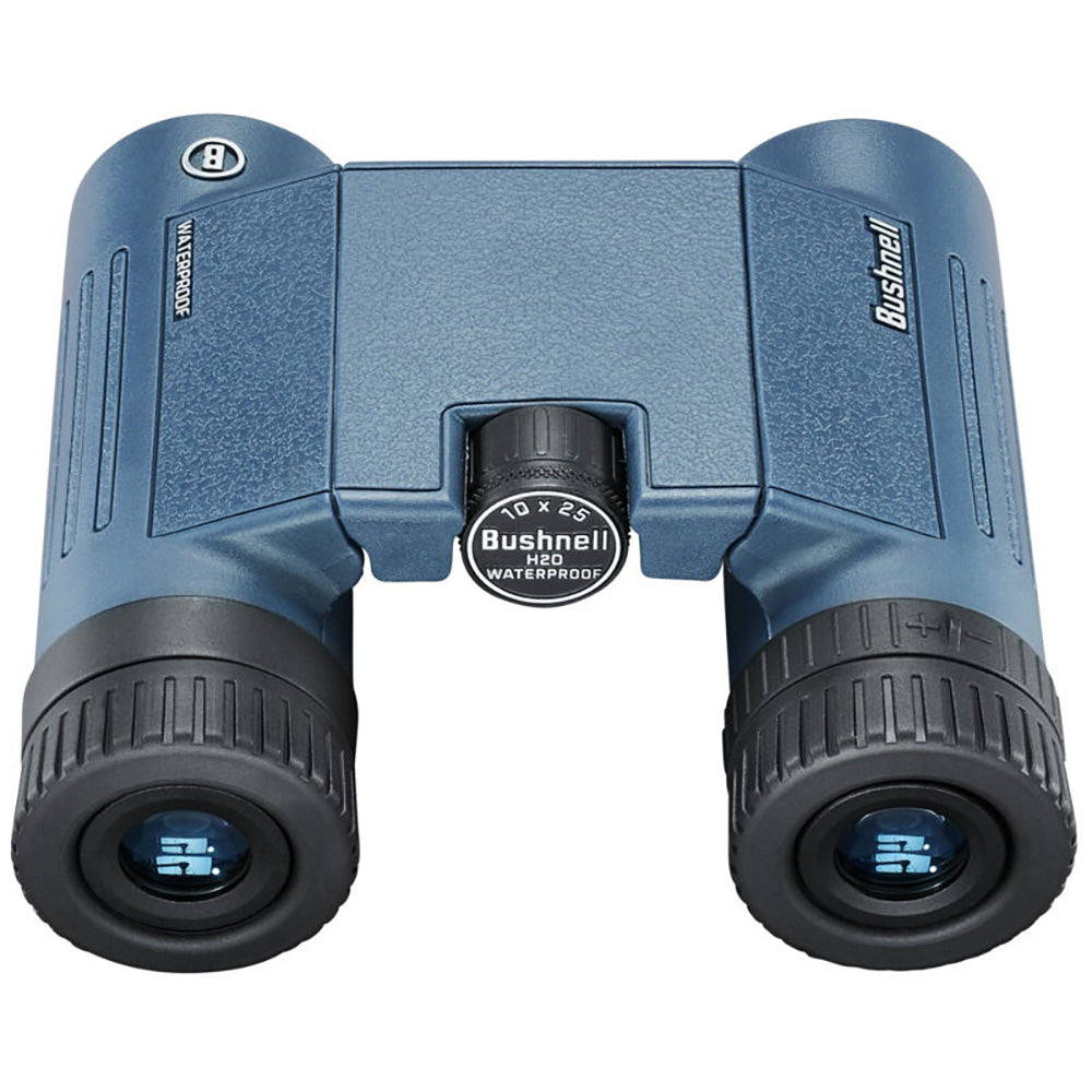 Bushnell 10x25mm H2O Binocular - Dark Blue Roof WP/FP Twist Up Eyecups OutdoorUp