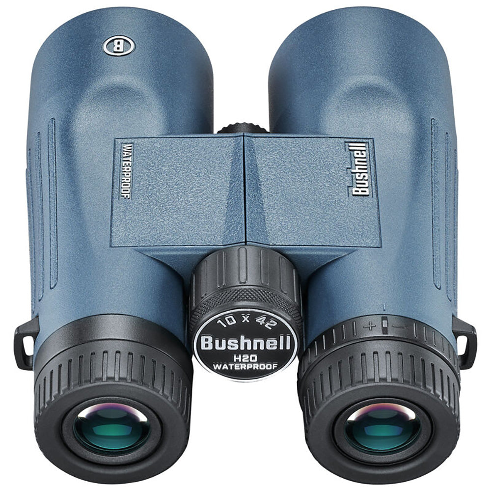 Bushnell 10x42mm H2O Binocular - Dark Blue Roof WP/FP Twist Up Eyecups OutdoorUp