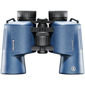 Bushnell 12x42mm H2O Binocular - Dark Blue Porro WP/FP Twist Up Eyecups OutdoorUp