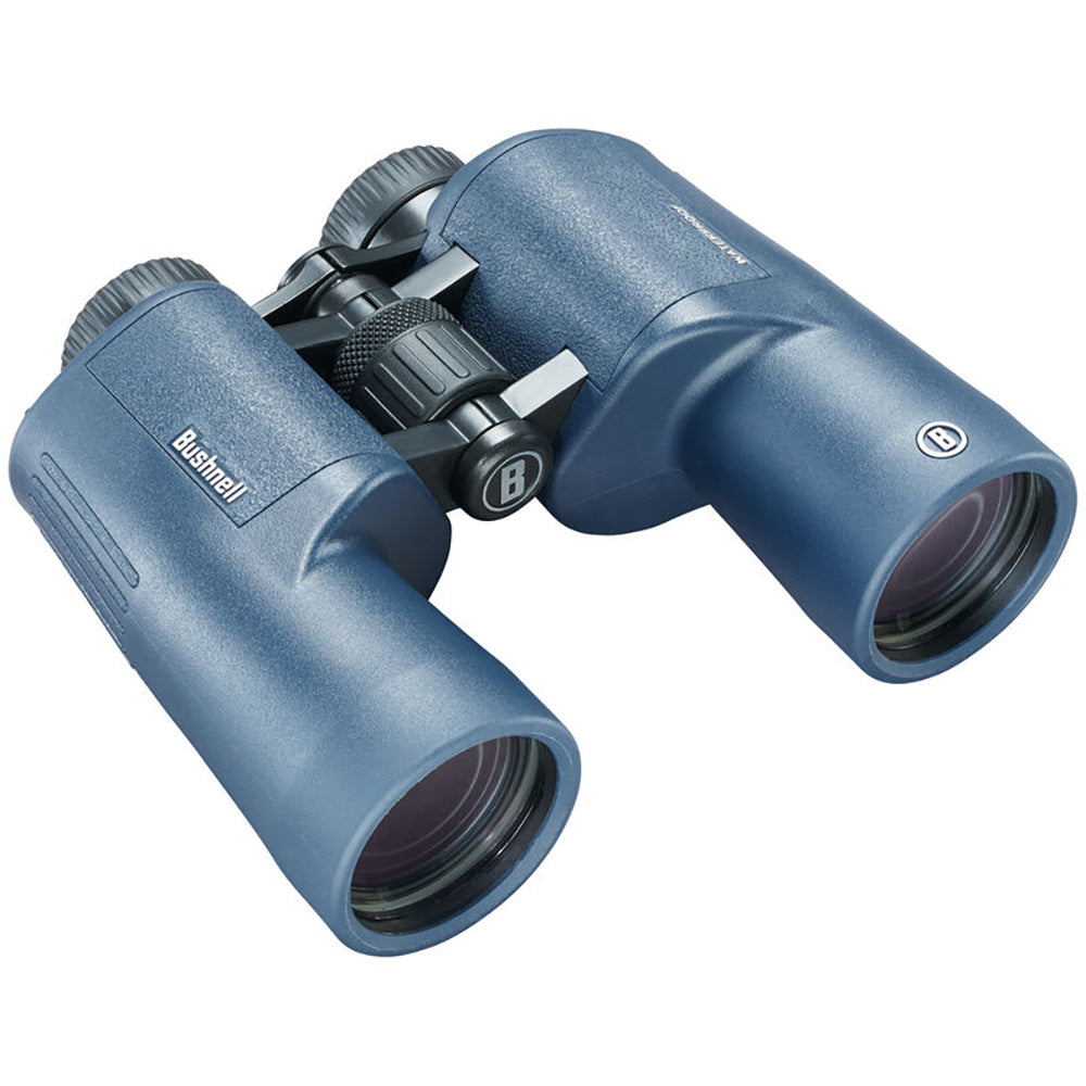 Bushnell 7x50mm H2O Binocular - Dark Blue Porro WP/FP Twist Up Eyecups OutdoorUp