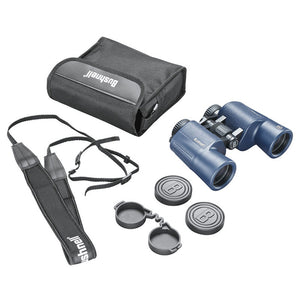 Bushnell 8x42mm H2O Binocular - Dark Blue Porro WP/FP Twist Up Eyecups OutdoorUp