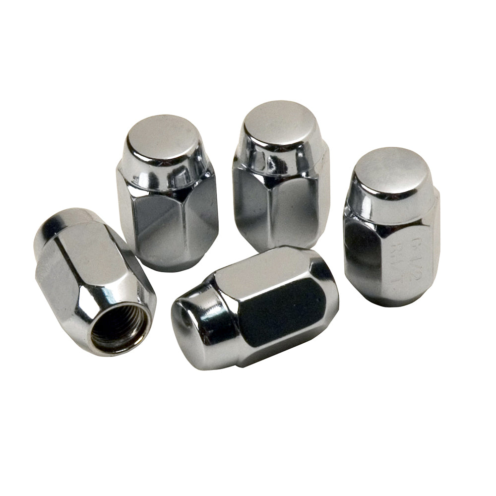 C.E. Smith Chrome Acorn Wheel Nuts - 1/2"-20 OutdoorUp
