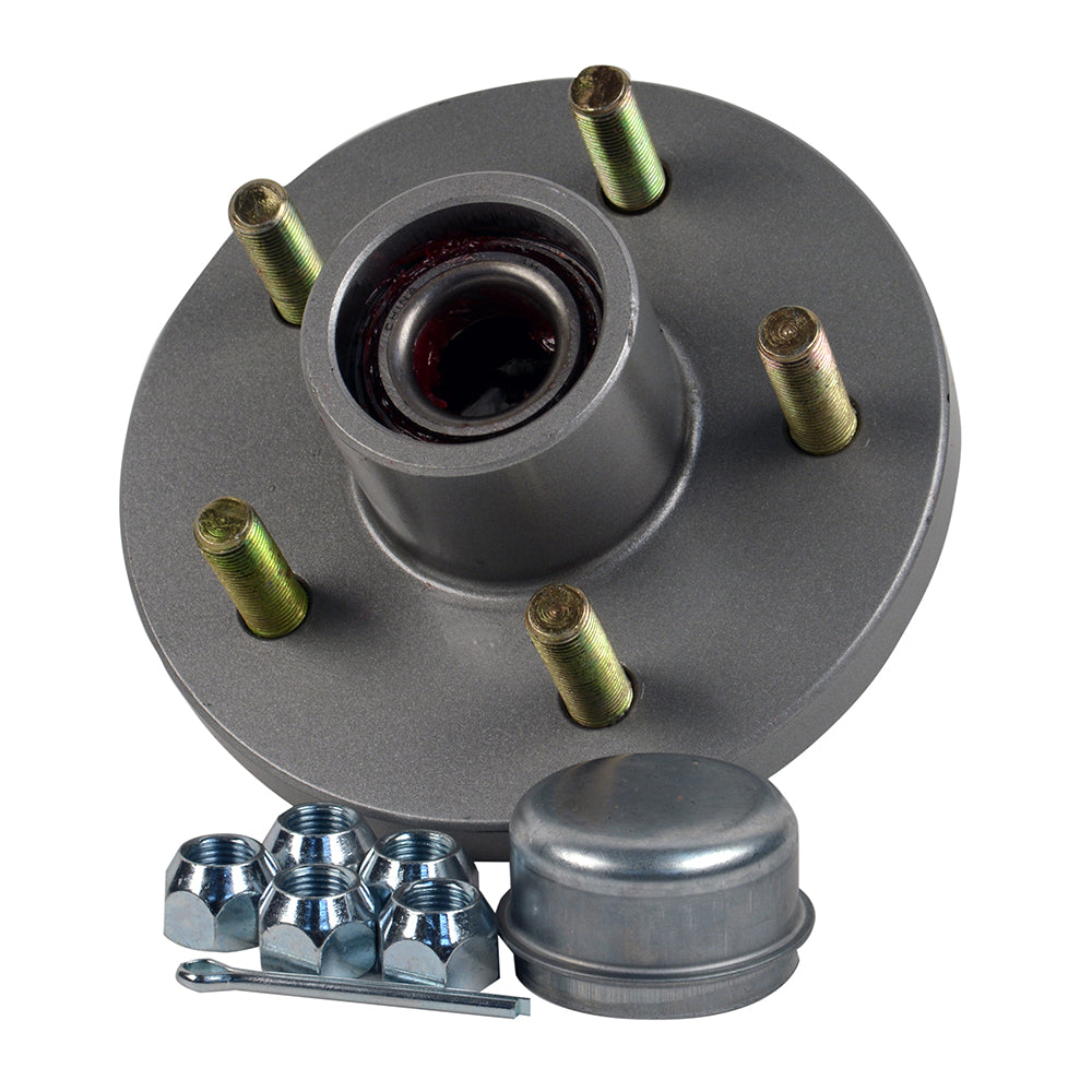 C.E. Smith Trailer Hub Kit - 1-3/8" x 1-1/16" Tapered - 5 x 4-1/2" Galvanized OutdoorUp