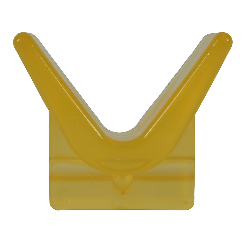 C.E. Smith Y-Stop 3" x 3" - 1/2" ID Yellow PVC OutdoorUp
