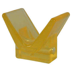 C.E. Smith Y-Stop 3" x 3" - 1/2" ID Yellow PVC OutdoorUp