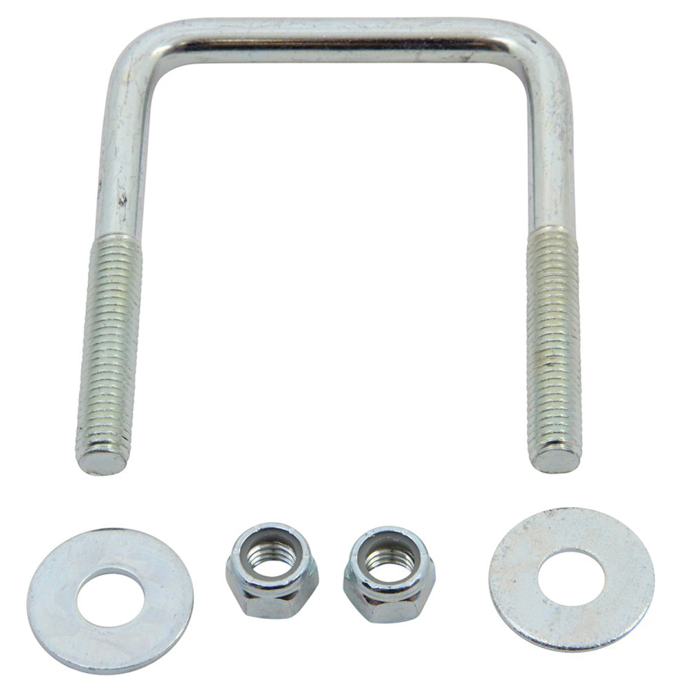 C.E. Smith Zinc U-Bolt 7/16"-14 X 3-1/8" X 4" w/Washers  Nuts - Square OutdoorUp