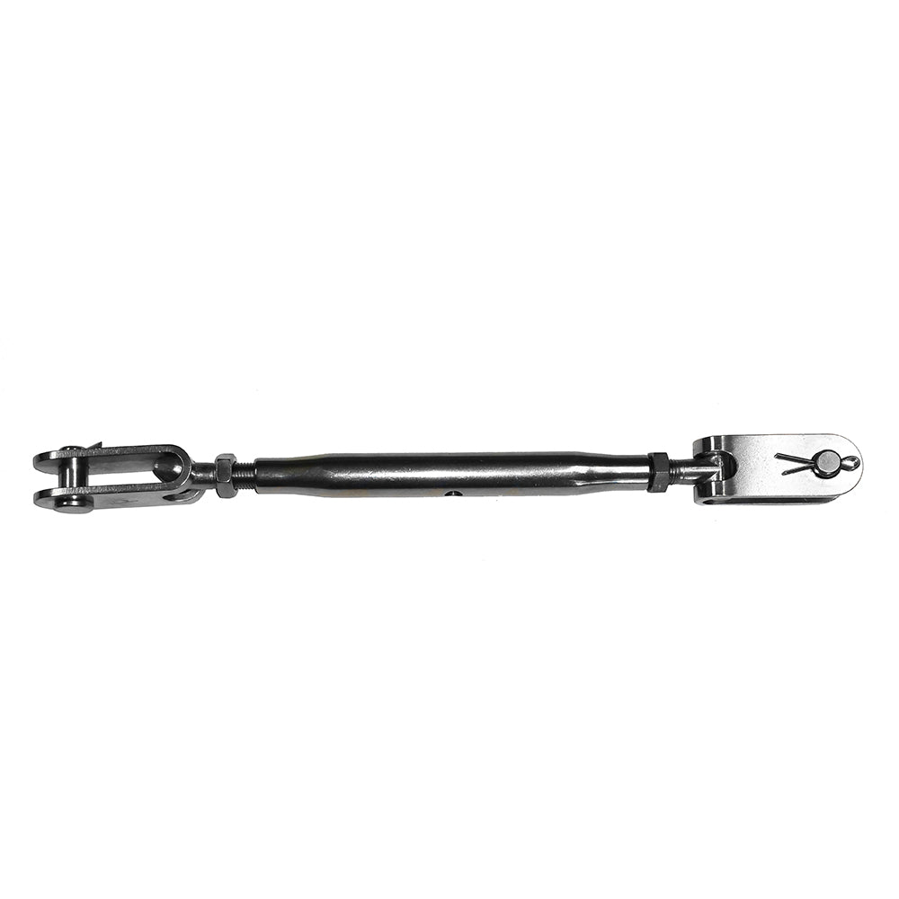 C. Sherman Johnson Jaw/Jaw Tubular Turnbuckle T-Style 3/8-24 Thread OutdoorUp