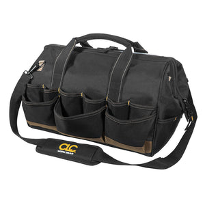 CLC 1535 Tool Bag w/ Top-Side Plastic Parts Tray - 18" OutdoorUp