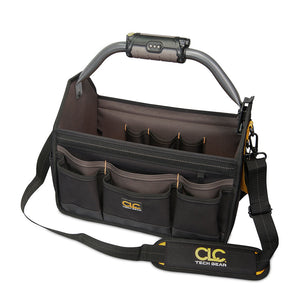 CLC L234 Tech Gear LED Lighted Handle Open Top Tool Carrier - 15" OutdoorUp