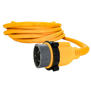 Camco 50 Amp Power Grip Marine Extension Cord - 50 M-Locking/F-Locking Adapter OutdoorUp