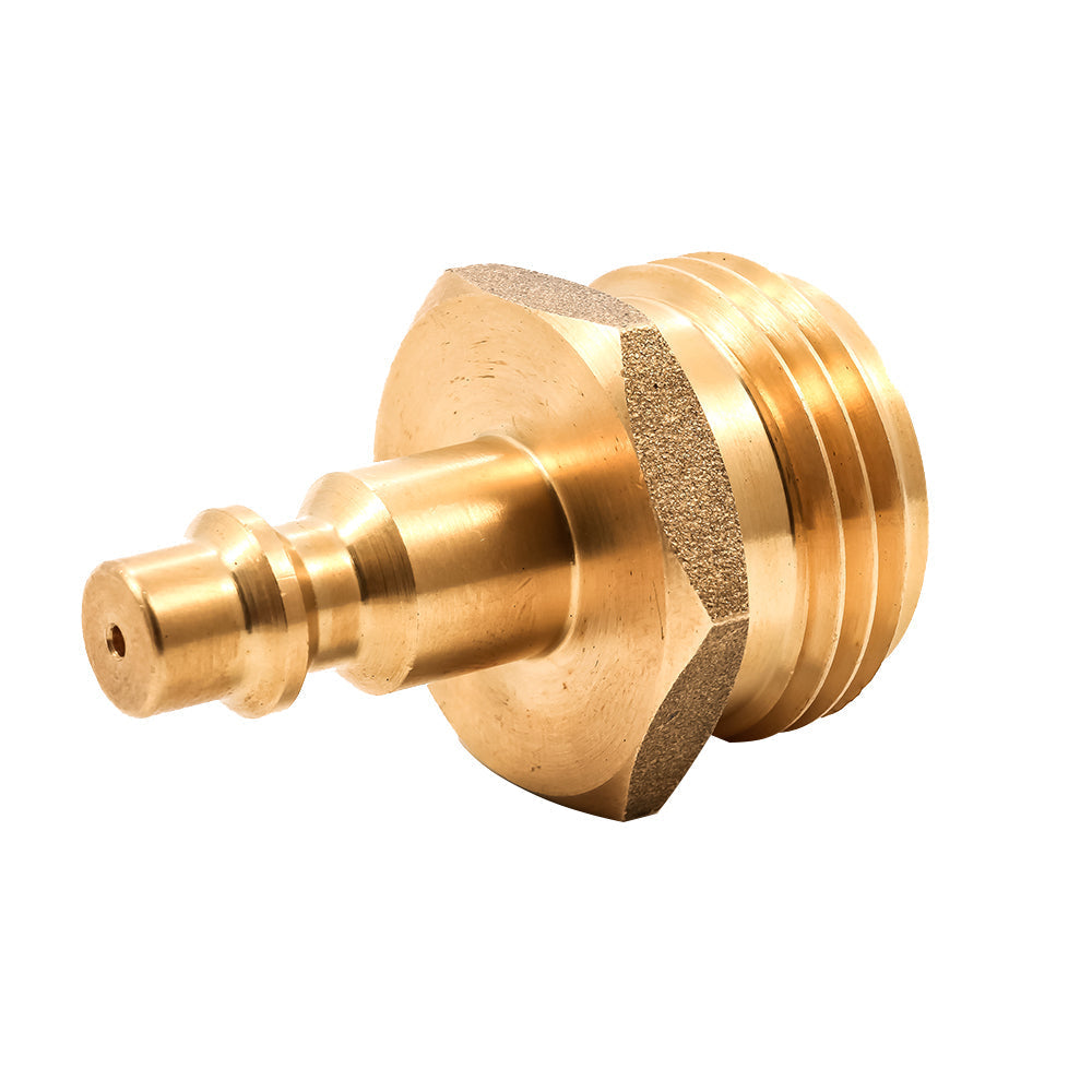 Camco Blow Out Plug - Brass - Quick-Connect Style OutdoorUp