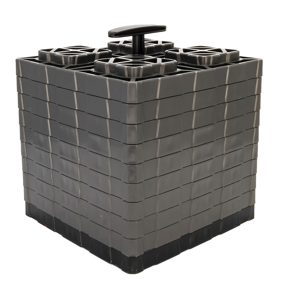 Camco FasTen Leveling Blocks XL w/T-Handle - 2x2 - Grey *10-Pack OutdoorUp