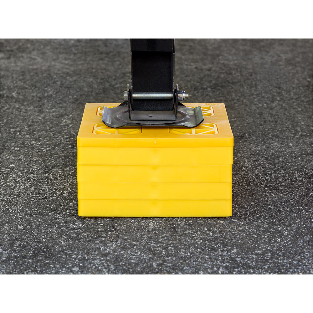 Camco FasTen Leveling Blocks w/T-Handle - 2x2 - Yellow *10-Pack OutdoorUp
