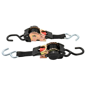 Camco Retractable Tie-Down Straps - 1" Width 6 Dual Hooks OutdoorUp