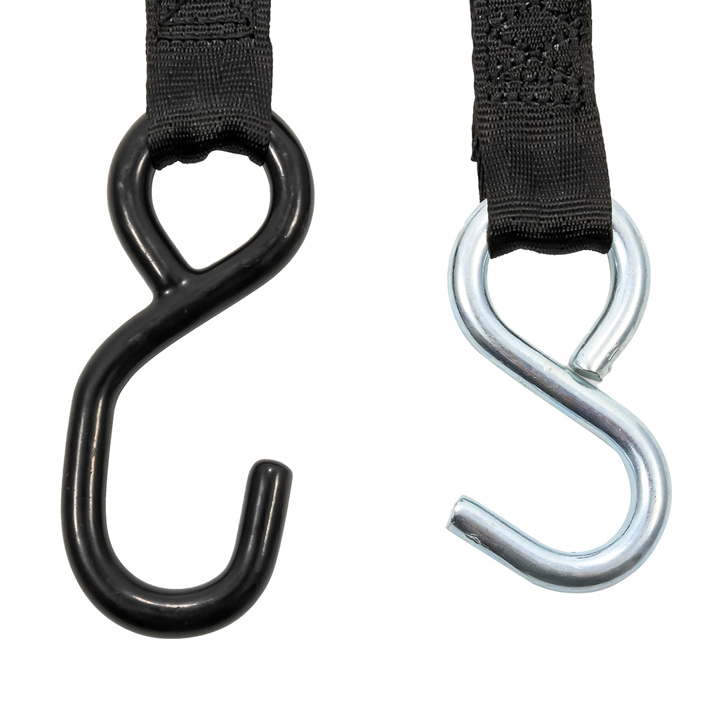 Camco Retractable Tie-Down Straps - 1" Width 6 Dual Hooks OutdoorUp