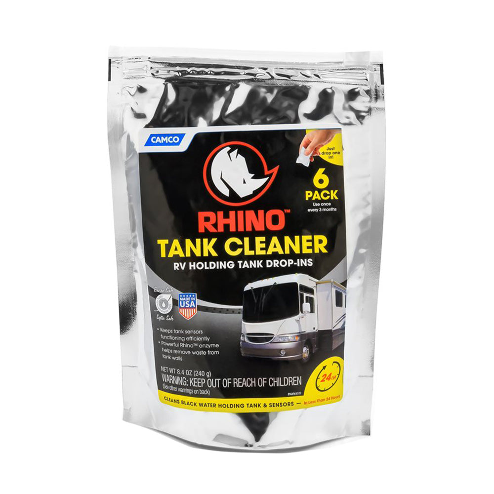 Camco Rhino Holding Tank Cleaner Drop-INs - 6-Pack OutdoorUp