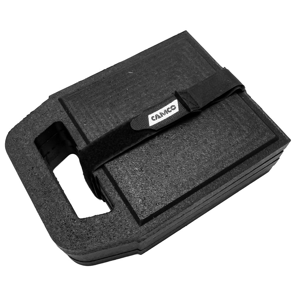 Camco Stabilizer Jack Pads - Rubber - 6.2" x 6.2" *4-Pack OutdoorUp