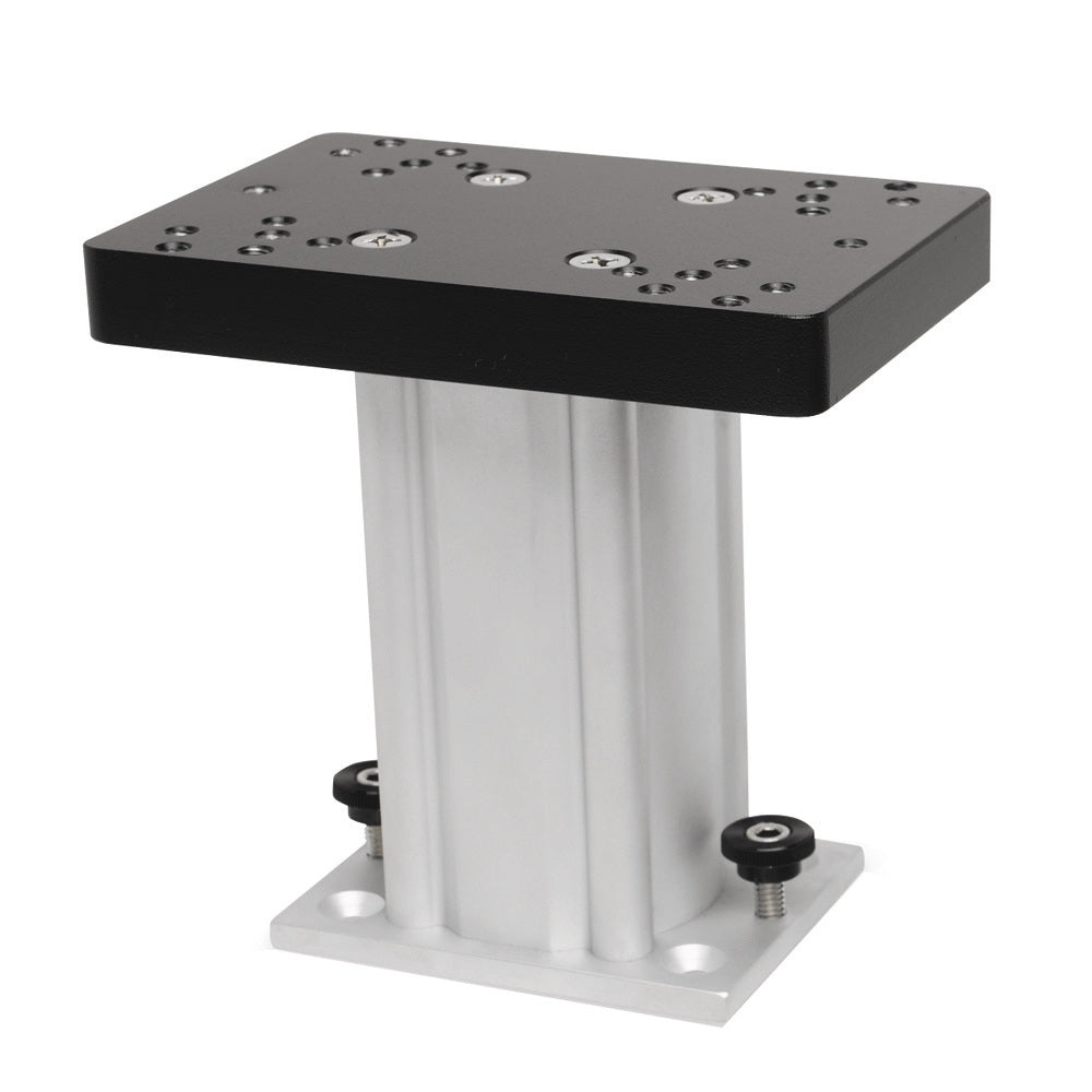 Cannon Aluminum Fixed Base Downrigger Pedestal - 6" OutdoorUp