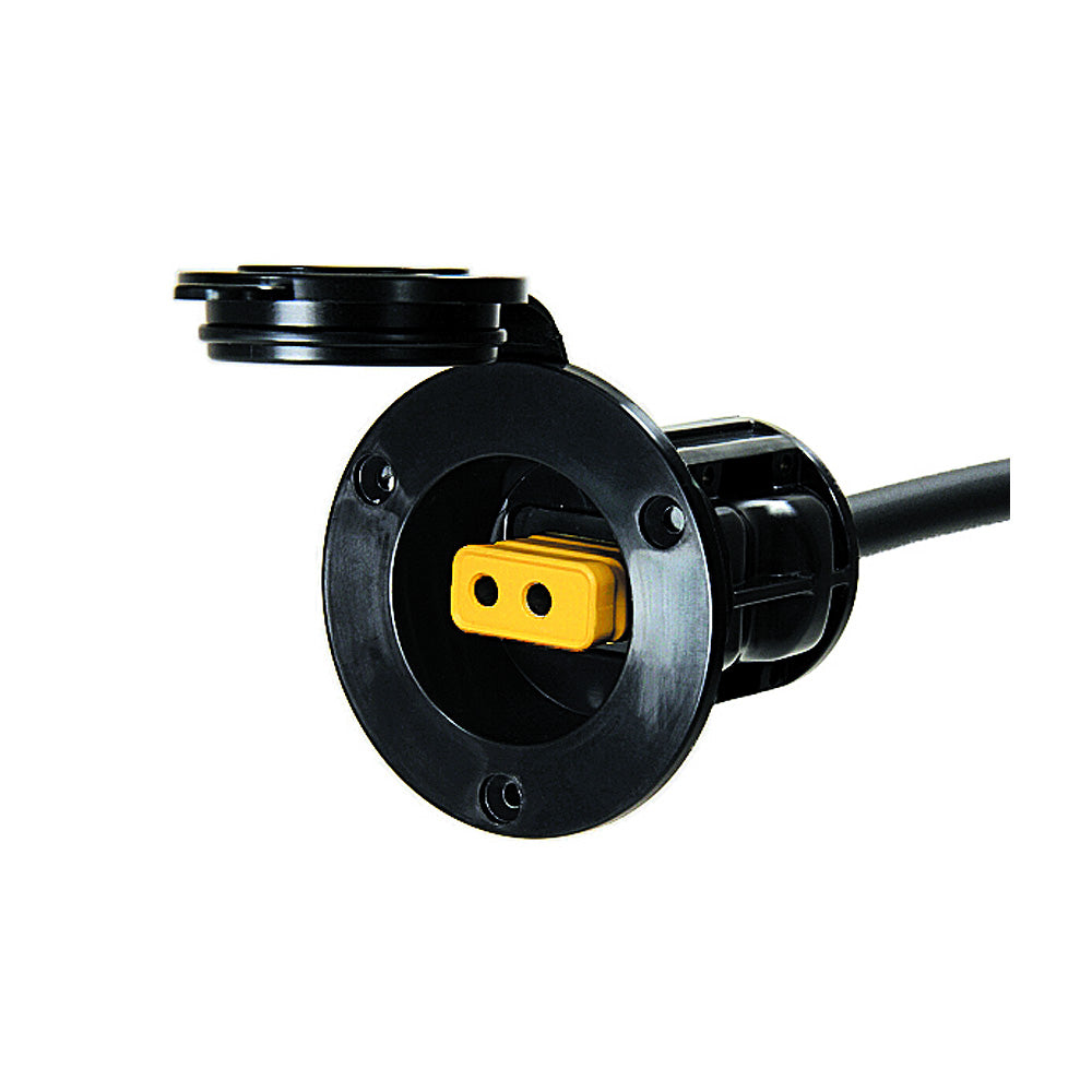 Cannon Flush Mount Power Port - Black OutdoorUp