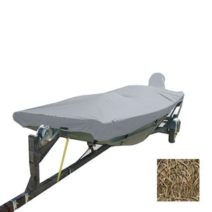 Carver Performance Poly-Guard Styled-to-Fit Boat Cover f/16.5 Open Jon Boats - Shadow Grass OutdoorUp