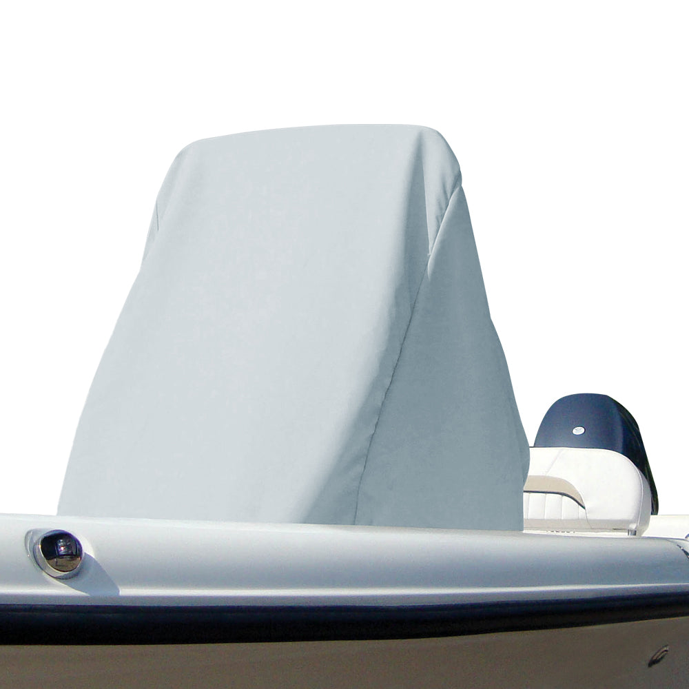 Carver Poly-Flex II Medium Center Console Universal Cover - 45"D x 36"W x 46"H - Grey OutdoorUp