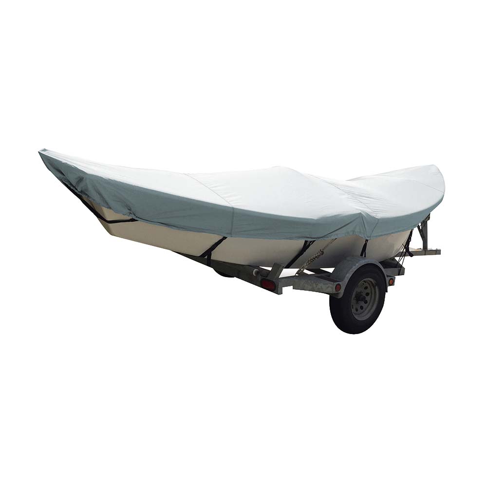 Carver Poly-Flex II Styled-to-Fit Boat Cover f/16 Drift Boats - Grey OutdoorUp