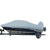 Carver Sun-DURA Styled-to-Fit Boat Cover f/16.5 V-Hull Runabout Boats w/Windshield  Hand/Bow Rails - Grey OutdoorUp