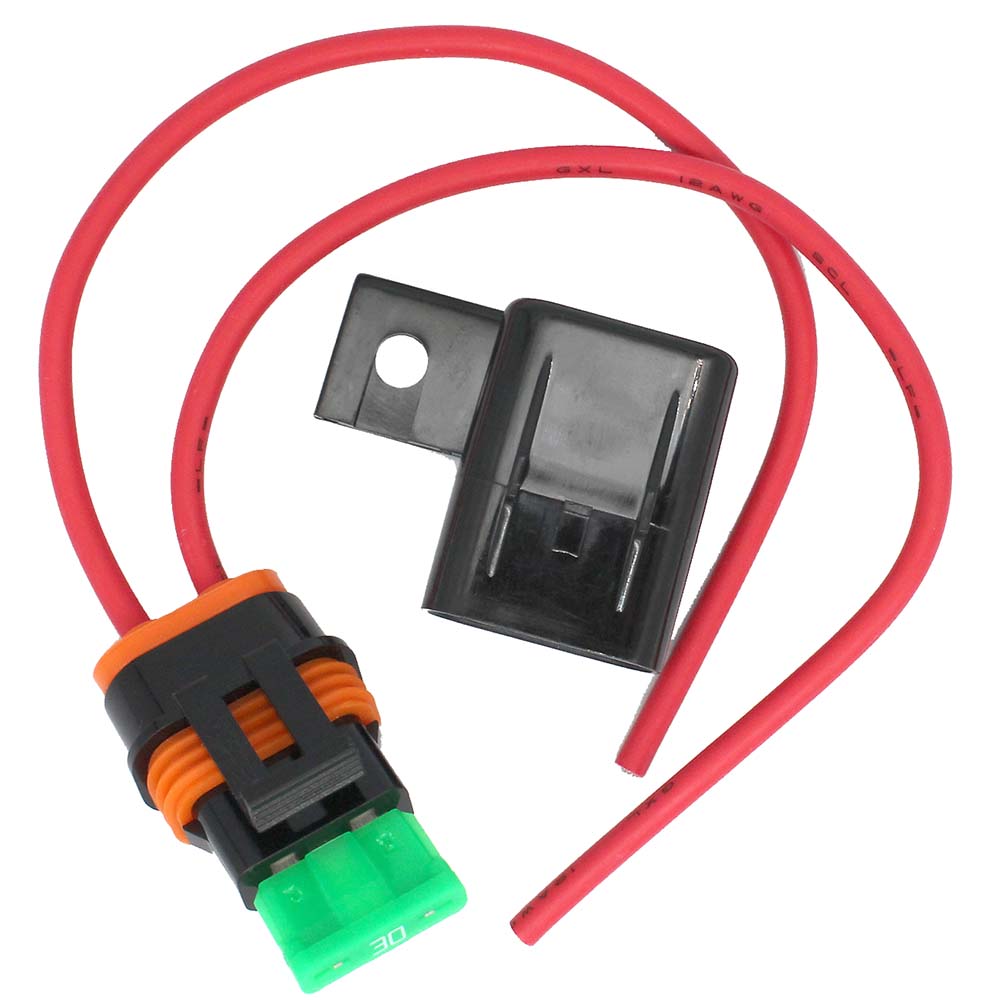 Cole Hersee Sealed Heavy-Duty ATO Fuse Holder - 30A - 12AWG OutdoorUp